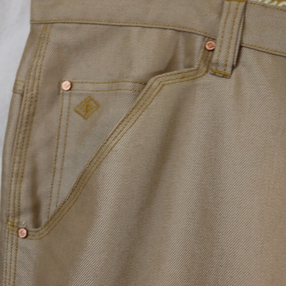 Enyce Brown Oiled Carpenter Jeans Streetwear Hip Hop Relaxed Fit NWT 42 - Picture 6 of 16